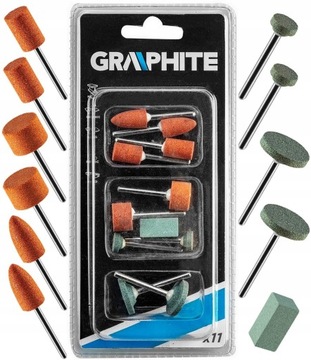 Kamienie szlifierskie Miniszlifierki 11szt 3,2mm