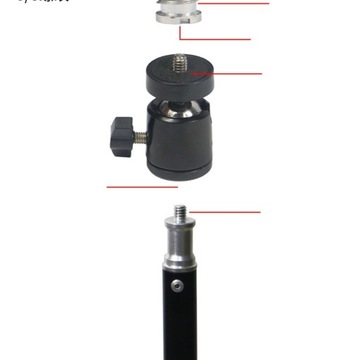 Складной штатив для проектора с держателем длиной 1,6 м.