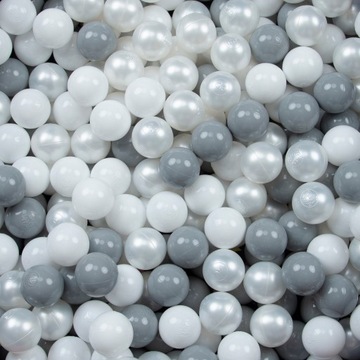 KiddyMoon kolorowe KULKI PIŁECZKI 6cm Zestaw 300