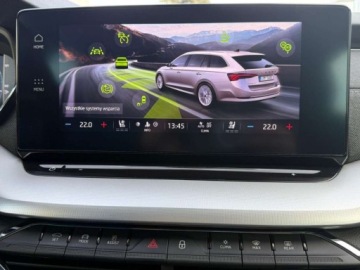 Skoda Octavia IV Kombi 2.0 TDI 150KM 2022 Skoda Octavia 2.0TDI150KM SkoraiDSGHAK VirtCockpit NisPrzebieg Keyless Kam, zdjęcie 25