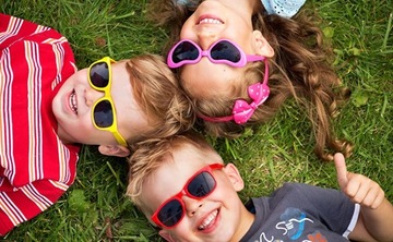 Okulary przeciwsłoneczne dzieci dziecięce dla dziewczynki z filtrem UV400