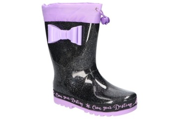 AMERICAN CLUB KAL20 WODOODPORNE KALOSZE DZIEWCZĘCE GUMOWCE DZIECIĘCE B/P 32