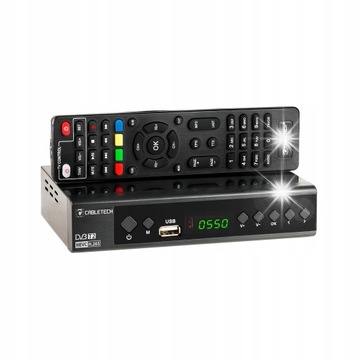 Dekoder DVB-T2 H.265 HEVC Tuner Telewizji Cyfrowej Naziemnej Cabletech