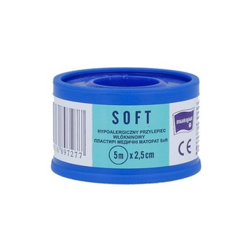 MATOPAT PLASTER SOFT NA ROLCE SZPULCE 2,5 cm x 5 m