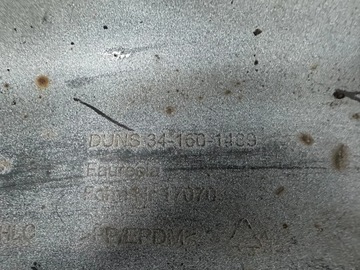 NÁRAZNÍK PEUGEOT RCZ FACELIFT 2013- KOMPLETNÍ DEMONTÁŽ NE LEPIDLO