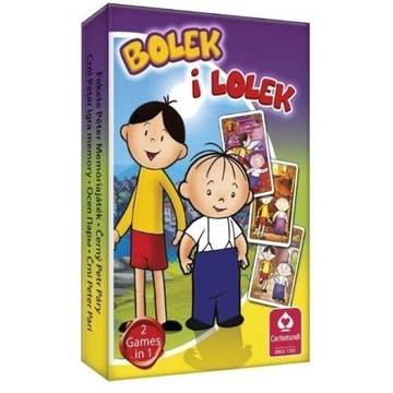 PIOTRUŚ PAN + MEMO BOLEK I LOLEK KARTY CARTAMUNDI