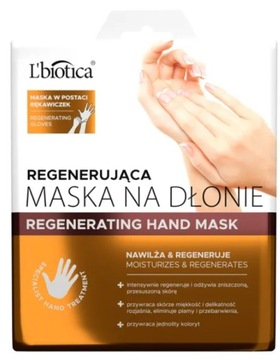 L'biotica Regenerująca maska na dłonie w postaci nasączonych rękawiczek