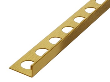 LISTWA WYKOŃCZENIOWA ZŁOTA MATOWA 12,5 mm x 270 cm