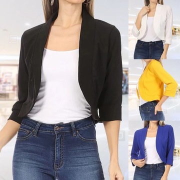 Women Fashion Long Sleeve Cardigan Casual Suit Jac