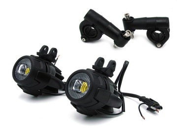 Halogeny motocyklowe LED 4x CREE z homologacją E9