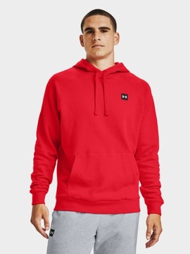 BLUZA MĘSKA UNDER ARMOUR DRESOWA Z KAPTUREM BAWEŁNA SPORTOWA 1357092-600