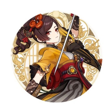Przypinka Genshin Impact Chiori 58mm prezent dla fana