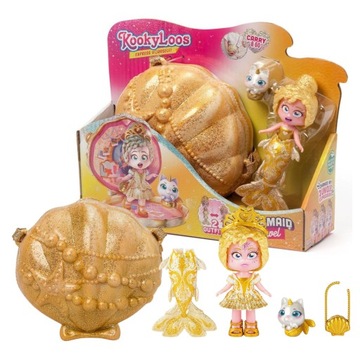Kookyloos Mermaids Syrena Lalka JEWEL Akcesoria Muszla Zwierzątko