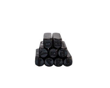 NUMERATOR ZNACZNIKI NUMERATORY CYFRY STEMPLE 8 MM