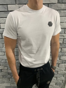 PHILIPP PLEIN XL logo t-shirt klasyczny koszulka