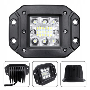 НАБОР 2Х РАБОЧИХ ЛАМП 40ВТ, УСТАНОВКА В БАМПЕРЕ