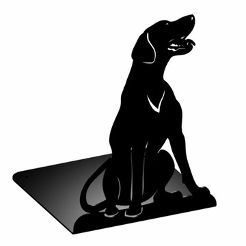 PODPÓRKA DO KSIĄŻEK OZDOBNA PIES CZARNA