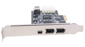 Карта PCI-E с 3 портами Firewire 2X1394B и 1394A