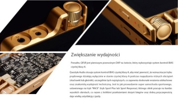 ПОРТАТИВНЫЙ ВЫСОКИЙ АУДИОПЛЕЕР Questyle QP2R — ОПТИЧЕСКИЙ ВЫХОД — А-КЛАСС