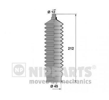 КРЫШКА ЭКСТРАКТОРА NIPPARTS МЕНЕДЖЕР ШЕВРОЛЕ