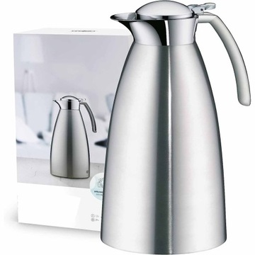 НАСТОЛЬНЫЙ ТЕРМОС КУВШИН ДЛЯ КОНФЕРЕНЦИЙ НЕРЖАВЕЮЩАЯ СТАЛЬ С КРЫШКОЙ 2Л