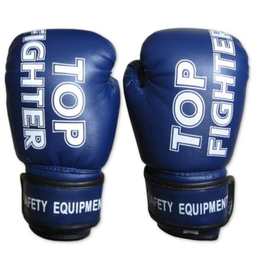 Детские боксерские перчатки синие, 10 унций