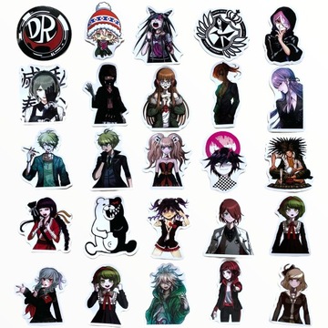 Наклейки для аниме-игр Danganronpa