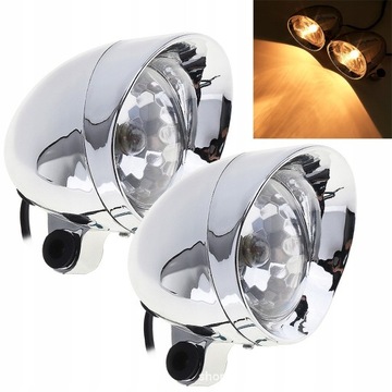 2 szt. Motocykl reflektor lampa pomocnicza reflekt