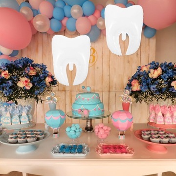 Свадебные украшения Воздушные шары в форме зубчиков 4 шт.