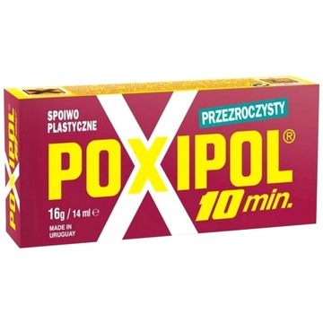 POXIPOL ПРОЗРАЧНЫЙ ДВУХКОМПОНЕНТНЫЙ КЛЕЙ-ВЯЗУЮЩИЙ 14мл