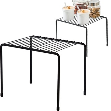 PÓŁKA KUCHENNA WSTAWIANA DO SZAFKI NA BLAT METALOWA ORGANIZER