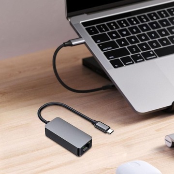 Адаптер Ethernet Алюминиевая оболочка Кабель Plug and Play Сетевой концентратор USB-порт