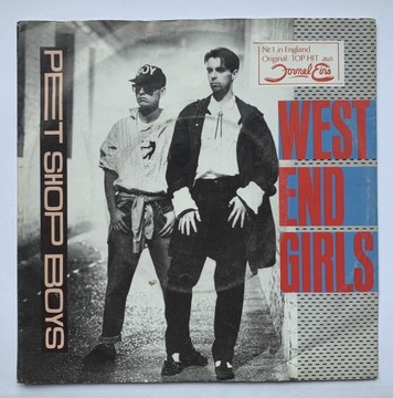 PET SHOP BOYS West End Girls ~ 7 дюймов SP