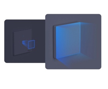 SONOFF TX T5 2C INTELIGENTNY DOTYKOWY WŁĄCZNIK ŚCIENNY LED WIFI 2-KANAŁOWY