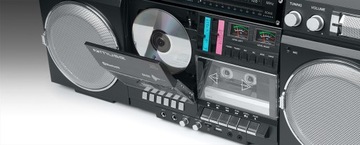 БУМБОКС КАССЕТНЫЙ РАДИО AUX IN BLUETOOTH Видеомагнитофон MUSE M-380 GB GHETTO