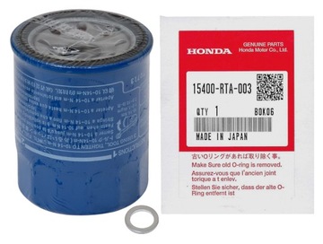 FILTR OLEJE + TĚSNĚNÍ HONDA CIVIC ACCORD JAZZ 15400-RTA-003 ORIGINÁLNÍ