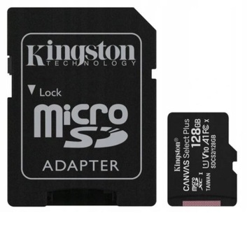 Карта Micro SD 128 ГБ класс 10 KINGSTON оригинал