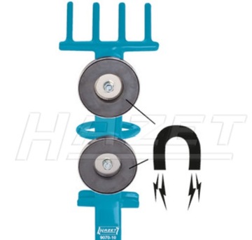 Прочный магнитный держатель для ключа или пистолета и головок, грузоподъемность 10 кг.
