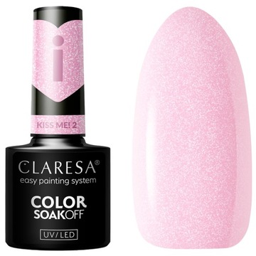Claresa Lakier Hybrydowy UV/LED 5g - Kiss Me! 2