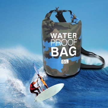 Водонепроницаемая сумка для каяка объемом 5 л.