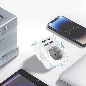 Eu-US PL PL Travel Adapter Plugcl Plugc