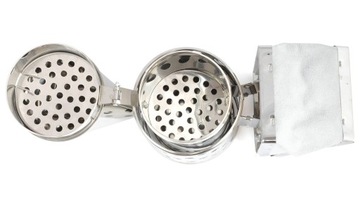 Пылесос из нержавеющей стали с охладителем, высота 26 см – модель 4036М