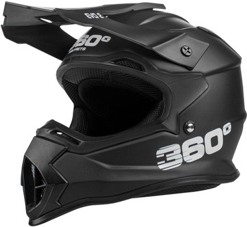 KASK MOTOCYKLOWY CROSS ENDURO ATV MTB QUADA 360° M