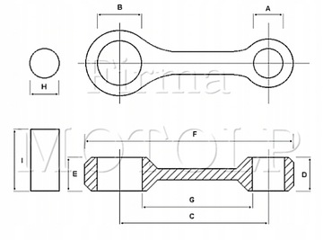 MOTOJAPAN - ШАТУН HONDA TACT 50