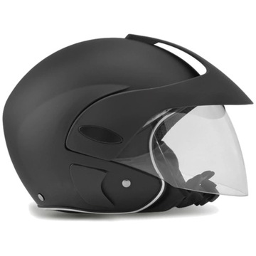 KASK OTWARTY JET WL703 SKUTER BLACK M HOMOLOGACJA