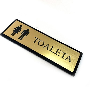 Tabliczka WC - TOALETA DAMKA MĘSKA