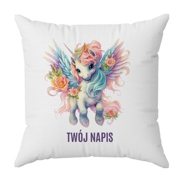 Piękna poduszka z Jednorożcami, unicorn - Dla dziecka personalizowana wybór
