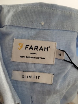 FARAH S KOSZULA BAWEŁNIANA SLIM FIT r. M