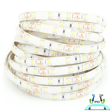 Taśma LED 300 2835 4.8W Biała Zimna 5m IP63