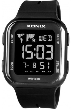 Zegarek XONIX Czas Światowy Stoper Timer WR100m